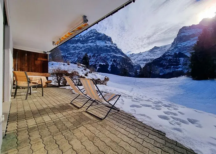 Mom - Alpine Boutique Apartments, Gletscher, Eiger View Terrace *